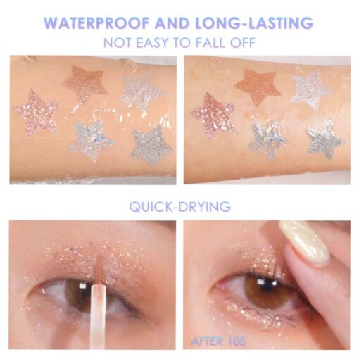 جلتر ايشدو  Liquid Eyeshadow Glitter - Image 5