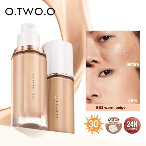 فاونديشن مع واقي شمس  Liquid Foundation Cream for SPF30