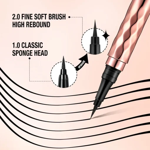 ايلاينر اسود  Black Slim Line Eyeliner - Image 5