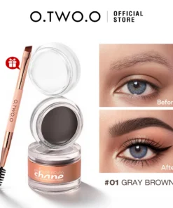 جل حواجب ومثبت مع فرشاة Eyebrow Pomade Brow Gel Wax Waterproof